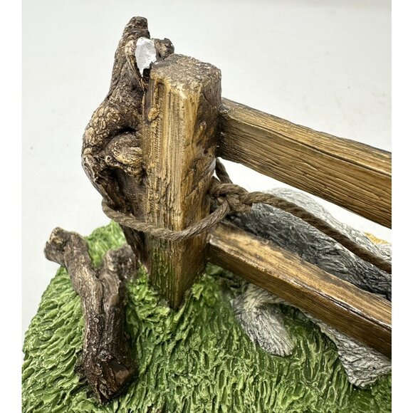 NATURECRAFT KNICK KNACK PADDY WACK Dog Bone #979 Black Americana England 1988 - Picture 11 of 12